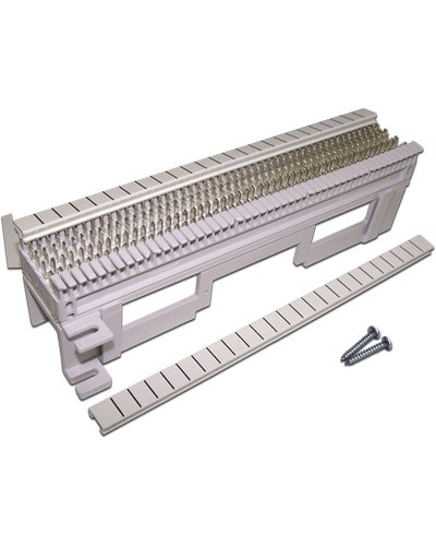 Панель кроссовая 66 типа, 50 пар, настенная, LANMASTER, с установочной площадкой LANMASTER LAN-WS66-50FT в Нефтеюганске Кроссы оптические Pintop.ru