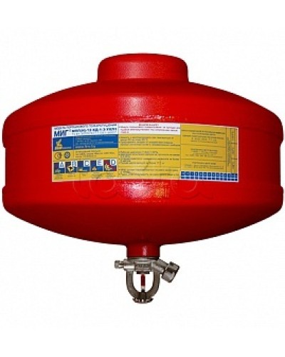 Модуль порошкового пажаротушения ПОЖТЕХНИКА МПП-12/93 МИГ (температура срабатывания +93°С) (красный) в Нефтеюганске Модули порошковые Pintop.ru