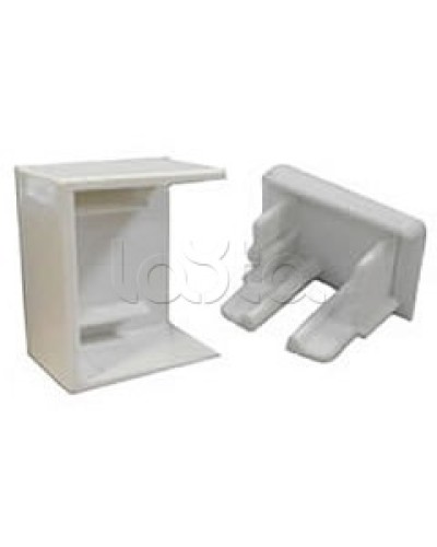 Заглушка для кабель-канала МЕХ, для сечения 40x16 Экопласт 72806 в Нефтеюганске Аксессуары для кабель-канала Pintop.ru