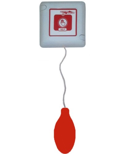 Пневмокнопка вызова влагозащищенная со шнуром Hostcall MP-435W2 в Нефтеюганске Система оповещения и трансляции Hostcall Pintop.ru
