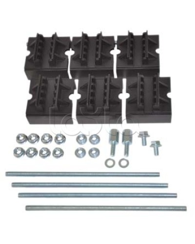 Набор шинодержателей толщина 10 мм, 3 полюса DKC (R5BSEV2/10T) в Нефтеюганске Держатели, клипсы, скобы Pintop.ru
