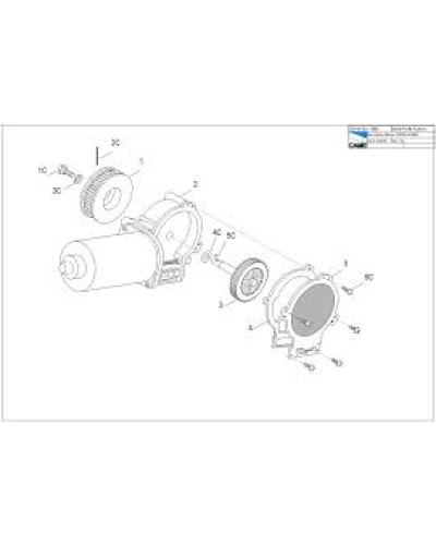 Моторедуктор RODEO Came 119RIP119 в Нефтеюганске Запчасти для шлагбаумов и автоматики Pintop.ru