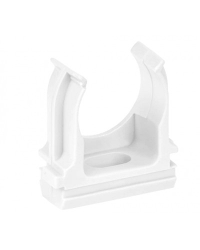 ELASTA Держатель с защелкой CF25 белый IEK (ET-TA00D-CF-025-K01-010) в Нефтеюганске Держатели, клипсы, скобы Pintop.ru