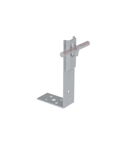 Угловой держатель зажимной для прутка Ø 5-8 мм H60 мм TD КМ-Профиль (UDZ-H60-D5-8 TD) в Нефтеюганске Монтажные материалы Pintop.ru