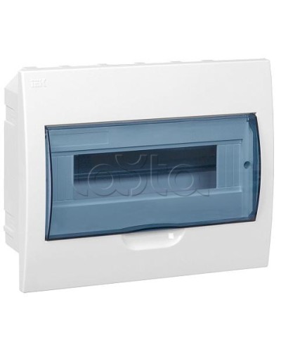 Бокс ЩРВ-П-12 модулей встраиваемый пластик IP41 IEK (MKP12-V-12-40-10) в Нефтеюганске Боксы для автоматов Pintop.ru