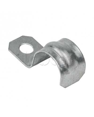 Скоба металлическая однолапковая d16-17мм (100 шт/уп) IEK (CMAT10-16-100) в Нефтеюганске Держатели, клипсы, скобы Pintop.ru