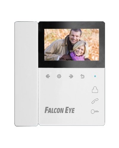 Монитор цветного видеодомофона с трубкой на магните Falcon Eye Lira в Нефтеюганске Вызывные видеопанели малоабонентные Pintop.ru