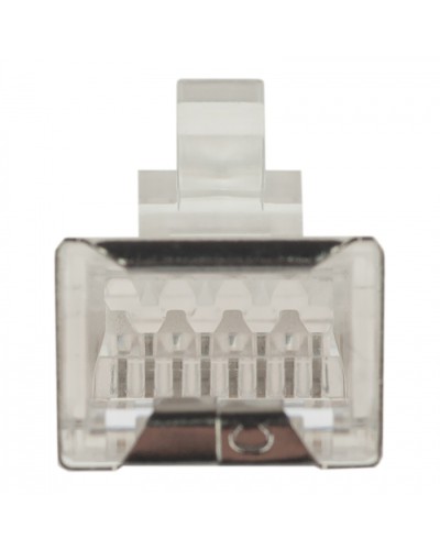 Коннектор (вилка) FTP кат.6 8P8C универсальная, 15U, 3 зубца, упак 100 шт Datarex DR-3005 в Нефтеюганске Коннекторы Pintop.ru