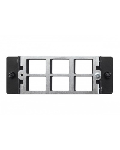 Планка Q-SLOT 6 × Keystone UTP/FTP Eurolan (27M-00-00-06BL) в Нефтеюганске Патч панель Pintop.ru