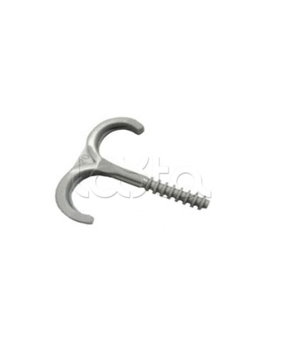 Держатель (клипса) F типа двойнаядля труб D16-20 мм Экопласт 41826 в Нефтеюганске Держатели, клипсы, скобы Pintop.ru