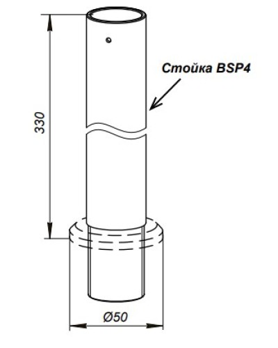 Стойка PERCo-BSP4 в Нефтеюганске Дополнительное оборудование для СКУД Pintop.ru