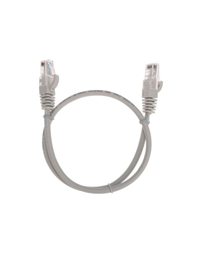 Патч-корд U/UTP, CAT 5e, RJ45-RJ45, 26AWG, LSZH, серый, 0,5м REXANT 02-0100-05 в Нефтеюганске Патчкорды (медные) Pintop.ru