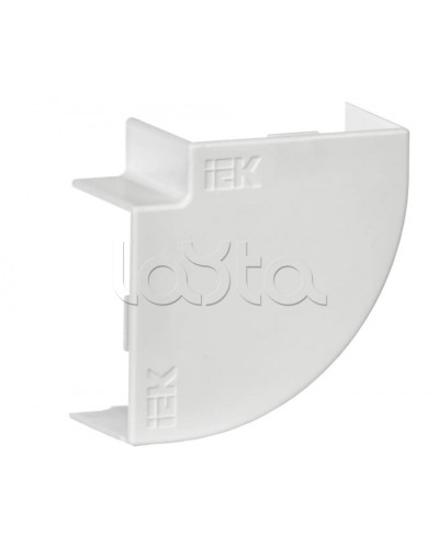 Поворот на 90 гр. КМП 80x40 (4 шт./комп.) IEK (CKMP10D-P-080-040-K01-R) в Нефтеюганске Аксессуары для кабель-канала Pintop.ru