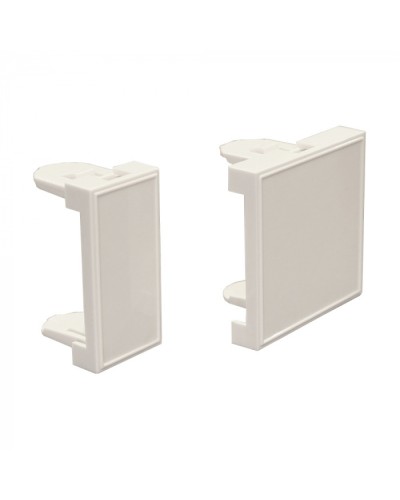 Заглушка 22.5х45, белая LANMASTER (LAN-SIP-22B-WH) в Нефтеюганске Проходные адаптеры и розетки оптические Pintop.ru