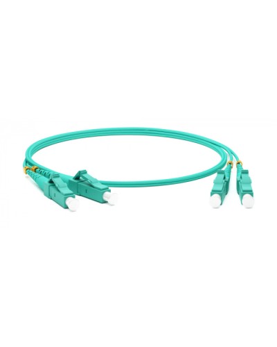 Патч-корд волоконно-оптический MM 50/125(OM3), LC-LC, duplex, LSZH, 1 м Hyperline FC-D2-503-LC/PR-LC/PR-H-1M-LSZH-AQ (FC-503-LC-LC-10G-1M) в Нефтеюганске Патч-корды оптические Pintop.ru