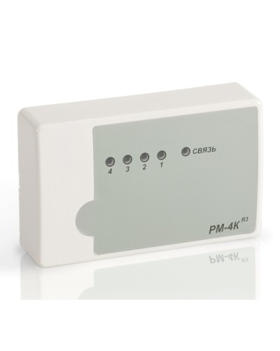 Модуль релейный адресный Рубеж РМ-4К-R3 в Нефтеюганске Адресная система пожарной сигнализации РУБЕЖ Pintop.ru