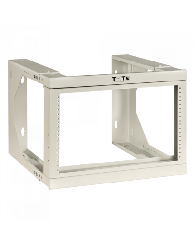 Рама настенная 19, с регулируемой глубиной 461-664 мм, 9U, серая TWT (TWT-FRWAJ-9U-GY) в Нефтеюганске Аксессуары для стоек и шкафов Pintop.ru