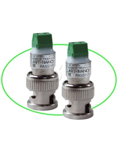 Комплект пассивных приемопередатчиков Инфотех AVT-Nano Passive M в Нефтеюганске Видеоусилители, Модуляторы, Делители Pintop.ru