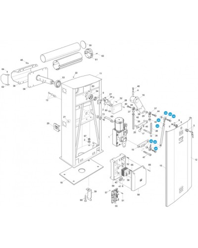 Трансформатор ZL37 Came 119RIR111 в Нефтеюганске Запчасти для шлагбаумов и автоматики Pintop.ru