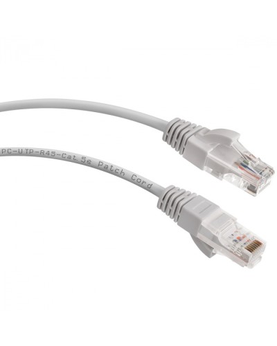 Шнур коммутационный 2xRJ-45/8P8C U/UTP кат.5е (3 м) Cabeus PC-UTP-RJ45-Cat.5e-3m в Нефтеюганске Патчкорды (медные) Pintop.ru
