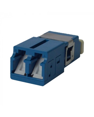 Адаптер оптический LC SM, со шторкой, корпус SC, дуплексный LANMASTER (LAN-2LCS/SH-AM-SM) в Нефтеюганске Проходные адаптеры и розетки оптические Pintop.ru