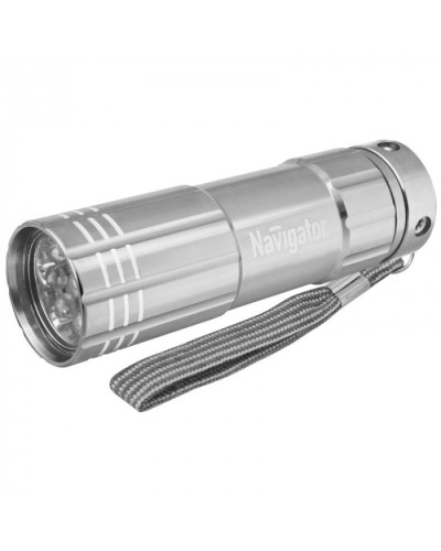 Фонарь Navigator 94 928 NPT-CM07-3АAA алюм.9LED, блист. в Нефтеюганске Источники света(Лампы) Pintop.ru