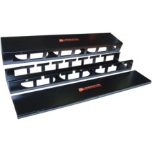 Органайзер кабельный 19" с крышкой, 2U LANMASTER (LAN-ORG/CV-2U)