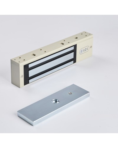 R-Lock RL-EM350-L0G - Электромагнитный замкок, 350кг, DC12/24B, цвет серый, RAL7032 (галечный серый) в Нефтеюганске Электромагнитные замки Pintop.ru