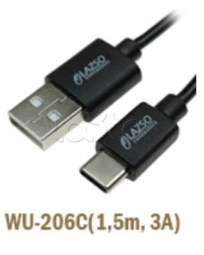 Кабель для передачи данных и зарядки LazsoWU-206C(1,5m, 3А) в Нефтеюганске Оборудование для видеонаблюдения Pintop.ru
