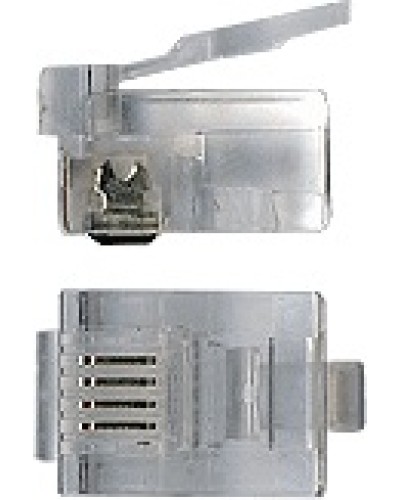 Коннектор RJ12 д/кабеля 6-ти контактный TWT-PL12-6P6C/100 в Нефтеюганске Аксессуары для кабель-канала Pintop.ru