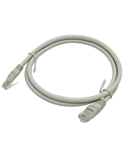 Шнур коммутационный U/UTP категория 5e PVC 3,0 м, серый DR-180011 -Datarex в Нефтеюганске Патчкорды (медные) Pintop.ru