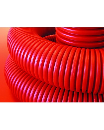 Труба гофрированная двустенная ПНД 125 мм для кабельной канализации с зондом DKC 121912 (40 м) в Нефтеюганске Труба гофрированная Pintop.ru