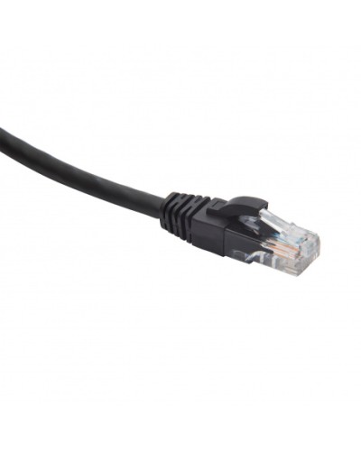 Шнур коммутационный U/UTP категория 5e LSZH нг(А)-HF 5,0 м, черный Datarex DR-181915 в Нефтеюганске Патчкорды (медные) Pintop.ru