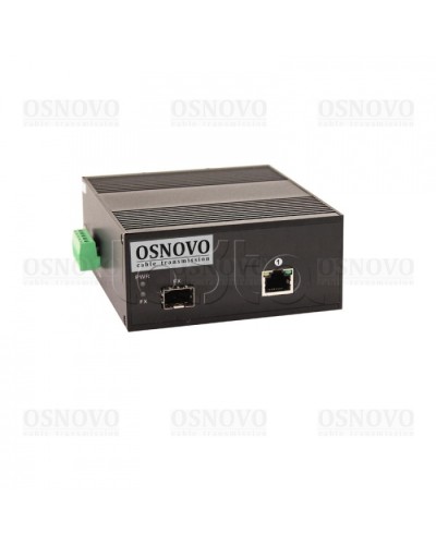 Медиаконвертер Gigabit Ethernet с поддержкой PoE OSNOVO OMC-1000-11HX/I в Нефтеюганске Медиаконвертеры Pintop.ru