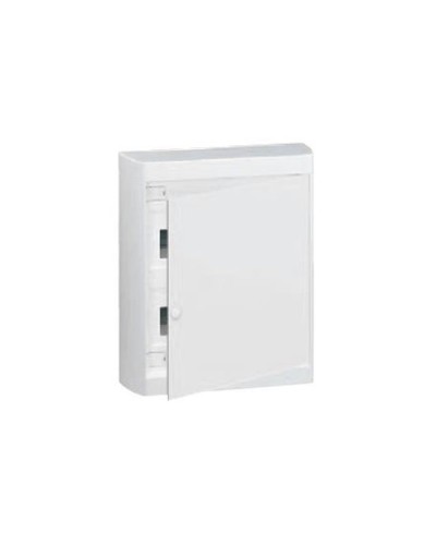 Накладной распределительный щит Nedbox с белой дверью 2 рейки х 12 (+1) модулей Legrand 601237 в Нефтеюганске Боксы для автоматов Pintop.ru