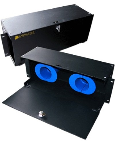 Органайзер для оптического кабеля 19, 4U LANMASTER LAN-ORG/FO-4U в Нефтеюганске Кабельные органайзеры Pintop.ru