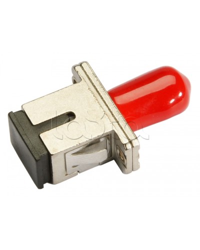 Соединитель проходной ST-SC, MM(для многомодового кабеля), simplex Cabeus ST-SC-MM в Нефтеюганске Проходные адаптеры и розетки оптические Pintop.ru