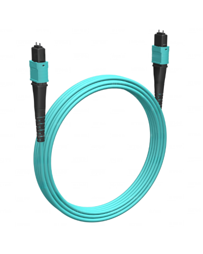 Кабельная сборка MPO(M) -MPO(M)-12 волокон 50/125 OM3, 10 m Cabeus (FOP-50-OM3-12-MPO(M)-12-MPO(M)-B-10m) в Нефтеюганске Кабельные сборки (оптические) Pintop.ru