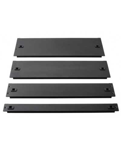 Фальш-панель металлическая 19 1U, быстросъемная, черная LANMASTER LAN-DC-TLMFP-1U в Нефтеюганске Аксессуары для стоек и шкафов Pintop.ru