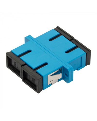 Адаптер оптический SC, SM, дуплексный LANMASTER (LAN-2SC-AM-SM) в Нефтеюганске Проходные адаптеры и розетки оптические Pintop.ru