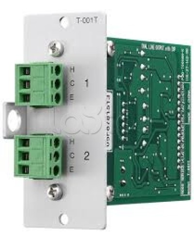 Модуль выходной 2-mic/line с DSP-процессором TOA T-001T в Нефтеюганске Системы оповещения и трансляции TOA Pintop.ru