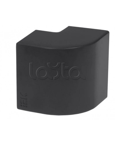 ELECOR Угол внешний КМН 60х40 черный (4шт/компл) IEK (EL-KK10D-N-060-040-K02) в Нефтеюганске Аксессуары для кабель-канала Pintop.ru