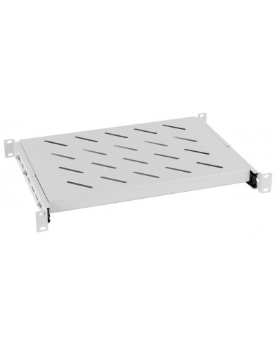 Полка выдвижная 1U для шкафов и стоек глубиной 600 мм Cabeus JE05-600 в Нефтеюганске Полки для шкафов и стоек Pintop.ru