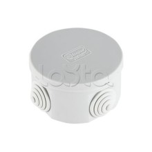 Экопласт JBR080 Коробка распред. о/п, D=80х40мм 4 вых., IP44 белый