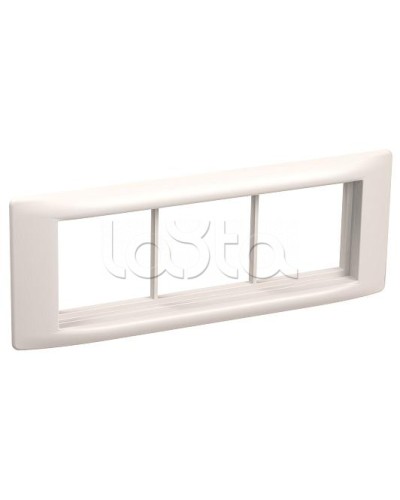 Рамка и суппорт для кабель-канала Праймер на 6 модулей, 60 мм белый IEK (CKK-40D-RSU6-060-K01) в Нефтеюганске Распределительные коробки Pintop.ru