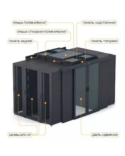 Крыша поликарбонат 800 × 900 для шкафа ШТК-СП-×.8.× ЦМО ЦОД-СП-КП-800.900-9005 в Нефтеюганске Аксессуары для стоек и шкафов Pintop.ru