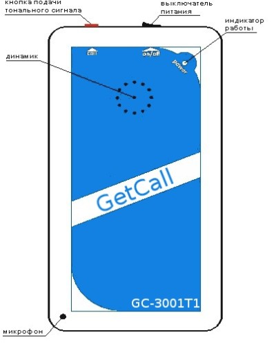 Устройство переговорное Getcall GC-3001T1 в Нефтеюганске Переговорные устройства Pintop.ru
