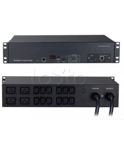 Блок распределения питания Hyperline ATS-R-228H1622-Intelligent в Нефтеюганске Блоки розеток Pintop.ru