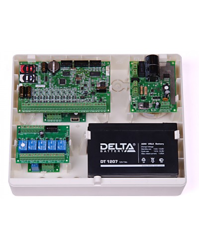 Корпус пластиковый для объектового оборудования компании Ритм Ritm Корпус Контакт под АКБ 7Ач в Нефтеюганске GSM мониторинг Ritm Pintop.ru