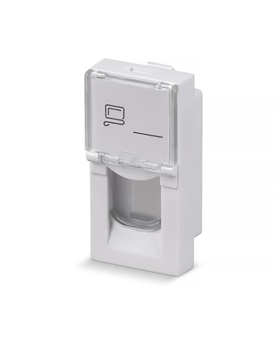 Вставка 45x22,5 (Mosaic) для 1 модуля формата Keystone Jack Cabeus (FP-L-22,5-1M) в Нефтеюганске Модули Keystone Pintop.ru